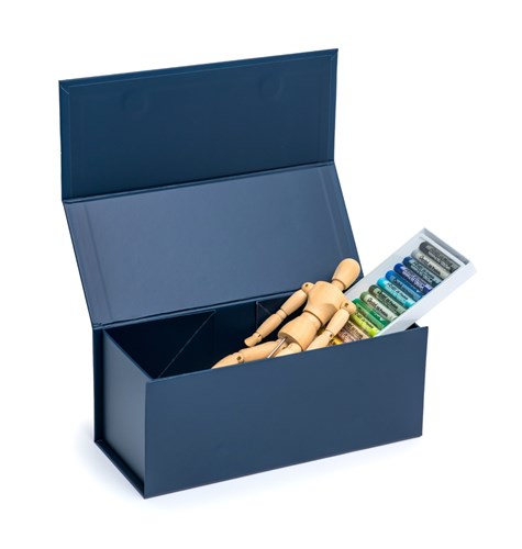 Pudełko Magnetyczne Na Piwo Granatowe 255x110x105mm(zew)XS Prezentowe