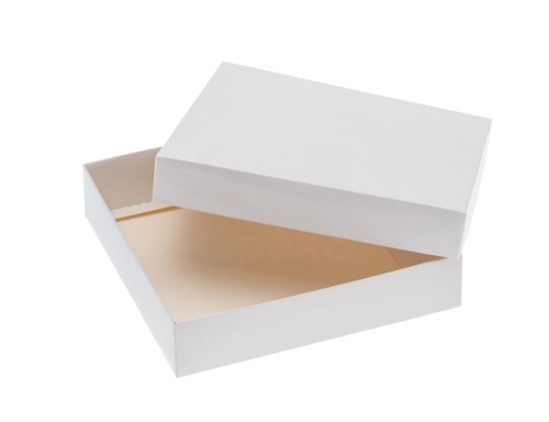 Białe pudełko laminowane 180x180x40mm