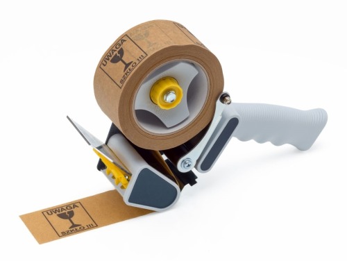 Taśma Papierowa samoprzylepna Uwaga Szkło 50mm/50m