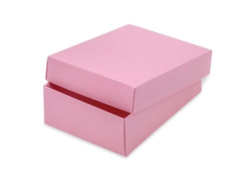 Pudełko ozdobne pudrowe różowe