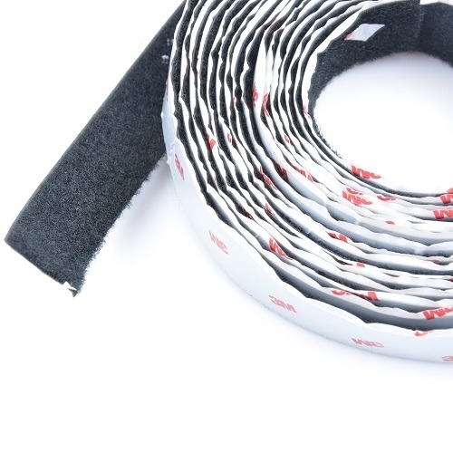 Rzep 3M pętelka, czarny 25mm/1m