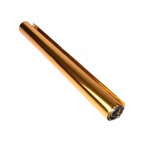 Arkusz folii metalizowanej w kolorze złotym i wymiarach 70x100cm