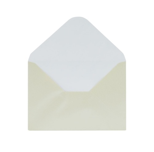Koperty ślubne ozdobne C6, Perłowe Beżowe, 120gsm, 50 sztuk