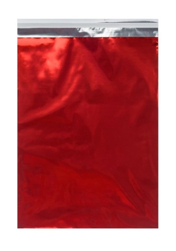 Metalizowany woreczek z folii PP w kolorze czerwonym