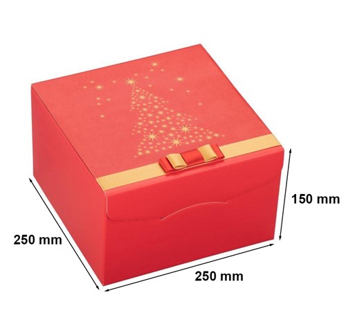 świąteczne pudełko prezentowe