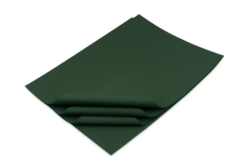 Bibuła ozdobna 20g 38x50cm Butelkowa Zieleń– dekoracyjna – 100 arkuszy