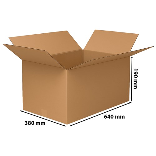 Karton Klapowy 640x380x190mm Paczkomaty Inpost Gabaryt B EB580 5-warst