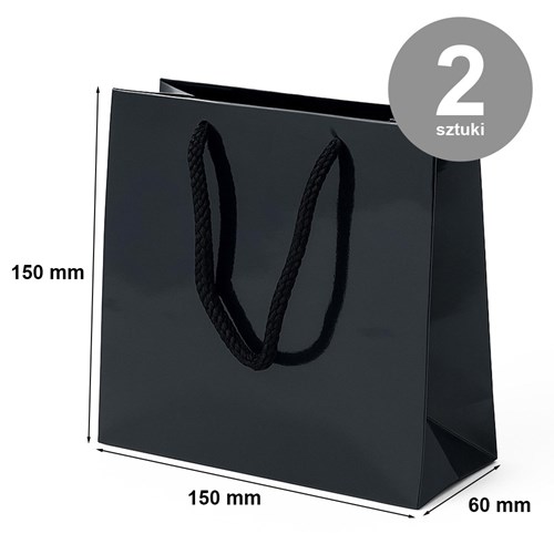 Pakiet - Torba 150x60x150 CZARNA / PRĄŻEK - 2 szt