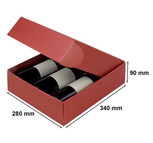 kartonowe opakowanie na butelki