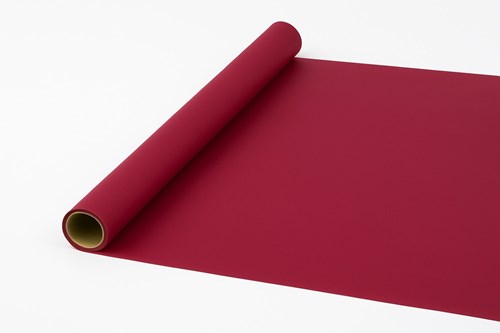 Folia dekoracyjna satynowa bordowa 50cm/9mb na prezenty i stroiki