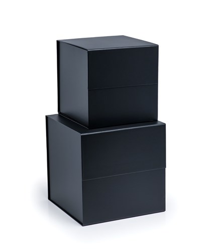 Pudełko Magnetyczne Czarne 280x280x280mm (zew) sześcian, Na prezent