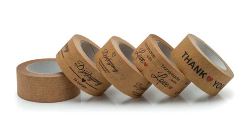 Taśma PAPIEROWA Handmade With Love 48mm/50m