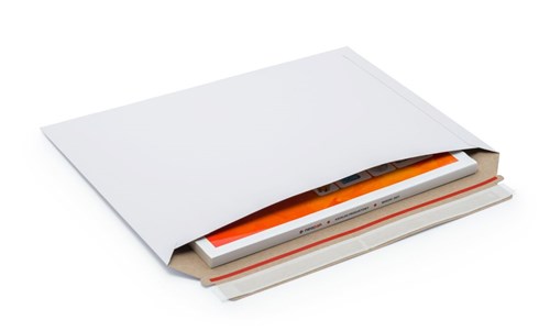 Koperty kartonowe kurierskie Białe B4 250x350mm, 50 sztuk