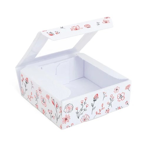 Karton wykrojnikowy KWIATY CZERWONE 150x140x55mm