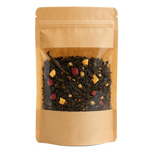 Doypack LIGHT KRAFT 100ml Duże Okno - 25 szt.