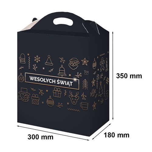 świąteczne opakowanie prezentowe