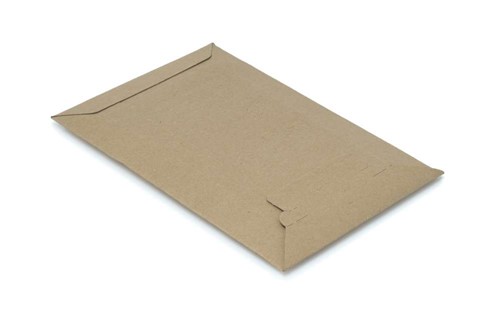 Koperta tekturowa B5 175x250 mm brązowa 450 g z paskiem samoprzylepnym