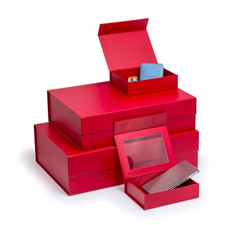 Pudełko Magnetyczne Czerwone 500x340x145mm (zew.) XL Na prezent