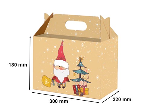 świąteczne pudełko prezentowe