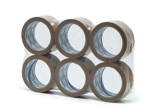 Taśma do pakowania SOLVENT Brązowa 48mm132m