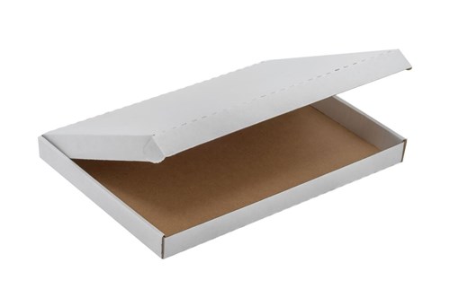 Pakiet - Karton wykr. 305x215x25mm Biały - 10 szt