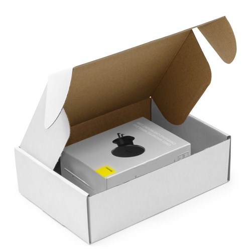 Karton Wykrojnikowy 210x155x65mm Fala E, Fefco427, Biały