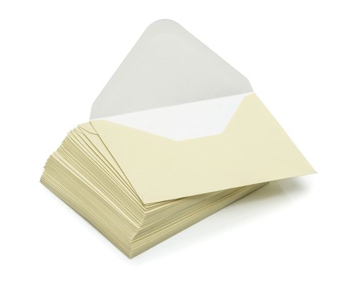 Koperty ślubne ozdobne C6, Perłowe Beżowe, 120gsm, 50 sztuk