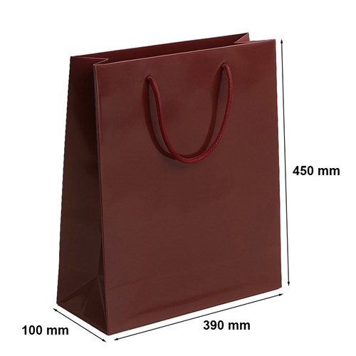 Torebka Prezentowa Bordowa