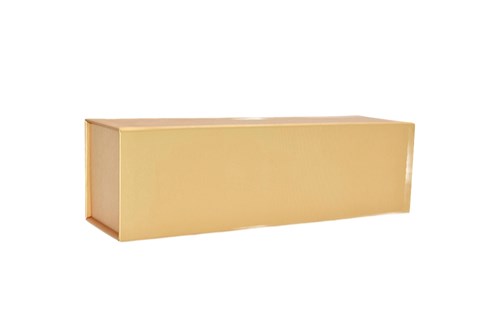 Pudełko z magnesem na 1 wino ZŁOTE 100x100x350mm - EASY