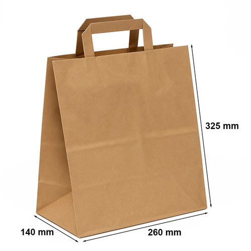 Torba Papierowa Ekologiczna Brązowa