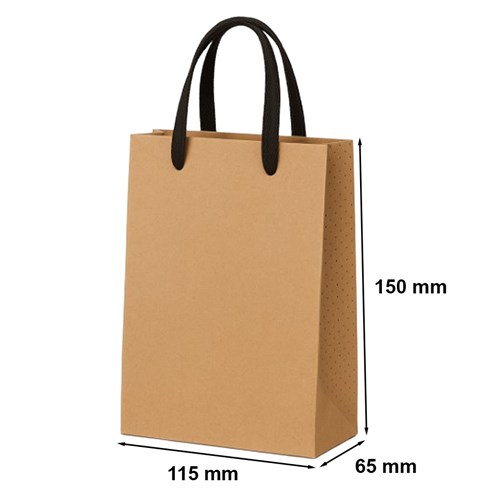 Torba papierowa Luxe Kraft EKO 115×65×150 mm – elegancja i ekologia