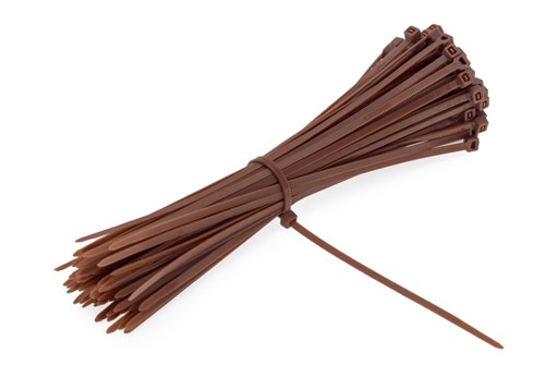 brązowe opaski zaciskowe