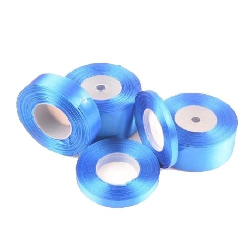 Wstążka satynowa 6mm niebieska 32m WS8107