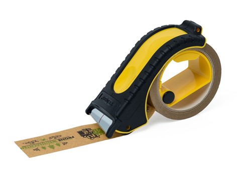 Podajnik do taśmy pakowej Tendo Premium - Żółty