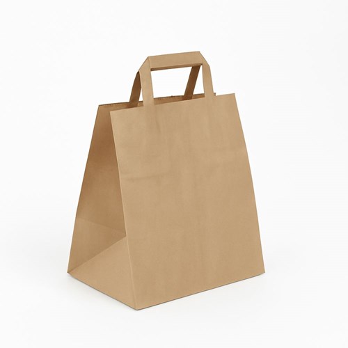 Torba papierowa kraft brązowa