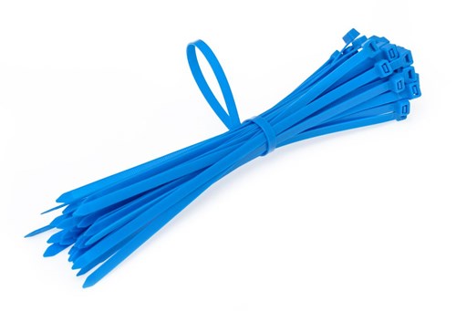 niebieskie opaski zatrzaskowe