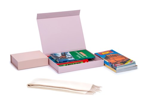 Pudełko Magnetyczne Różowe 280x210x40mm (zew) M Karton Na Magnes