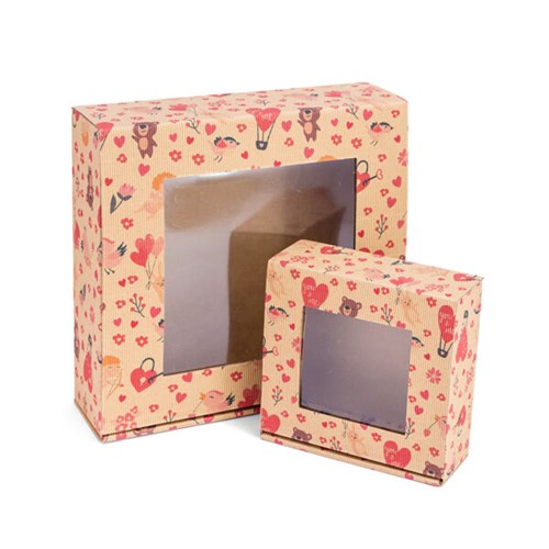 Karton z okienkiem SERCA 2 250x240x80mm