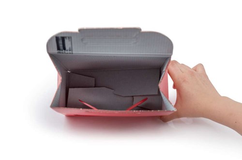 Pudełko K-872 na wino podwójne Czerwone