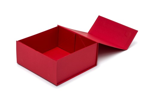 Pudełko Magnetyczne Czerwone 200x200x90mm Karton Ozdobny Prezentowy
