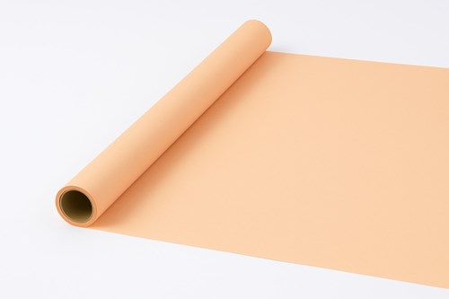 Folia satynowa ozdobna 50cm/9mb brzoskwiniowa do dekoracji kwiatów