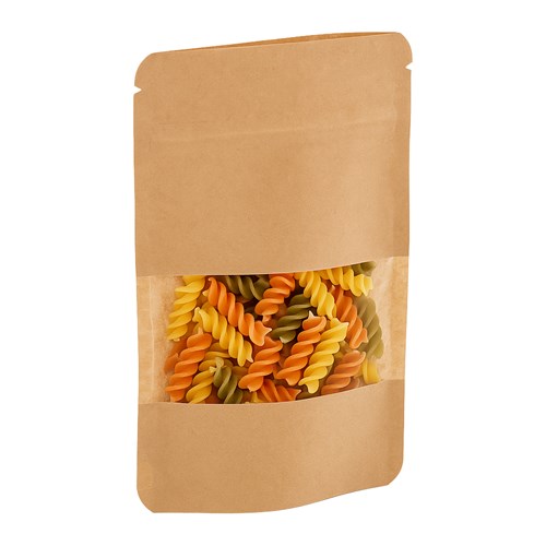 Doypack LIGHT KRAFT 750ml Małe Okno - 25 szt.