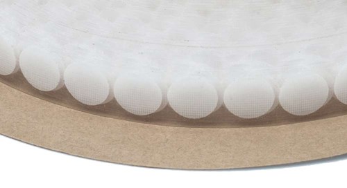 Kółko Rzepowe 10mm Białe 1800szt Haczyk + Pętelka