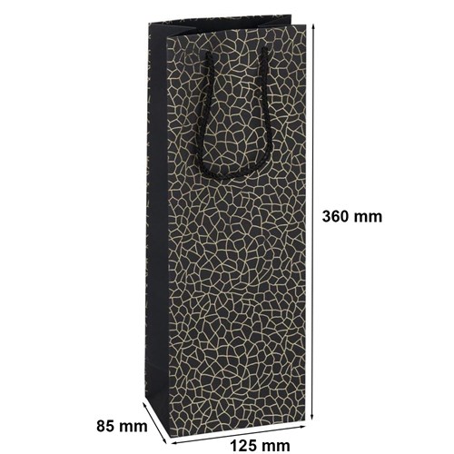 Torebka na wino 125x85x360mm K-421 PZZ