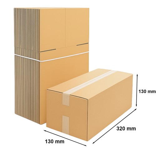 Pakiet - Karton Klapowy 320x130x130mm - 50szt