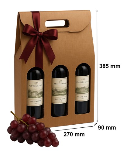 potrójne pudełko na wino