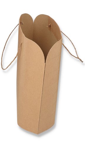 Torba z tektury karbowanej 350x125x300mm, Sznurek papierowy