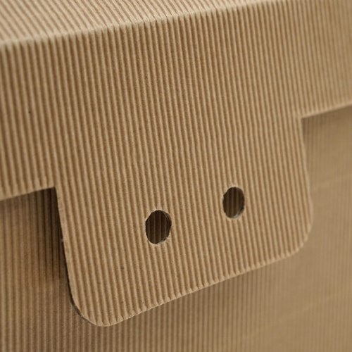 Eko Karton Karbowany z Pokrywką – Kufer na Prezent 320x200x100 mm