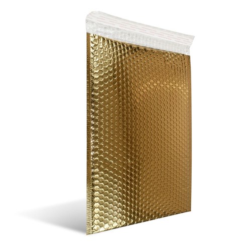 Złote koperty metaliczne H18