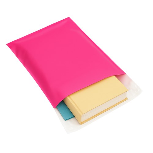 Koperty foliowe 230x340mm RÓŻOWE - 50 szt